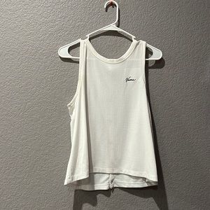 Vans White Tank Top With Logo Women’s Size Medium
